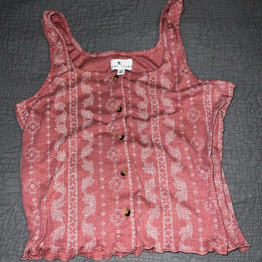 Tank crop top, never worn